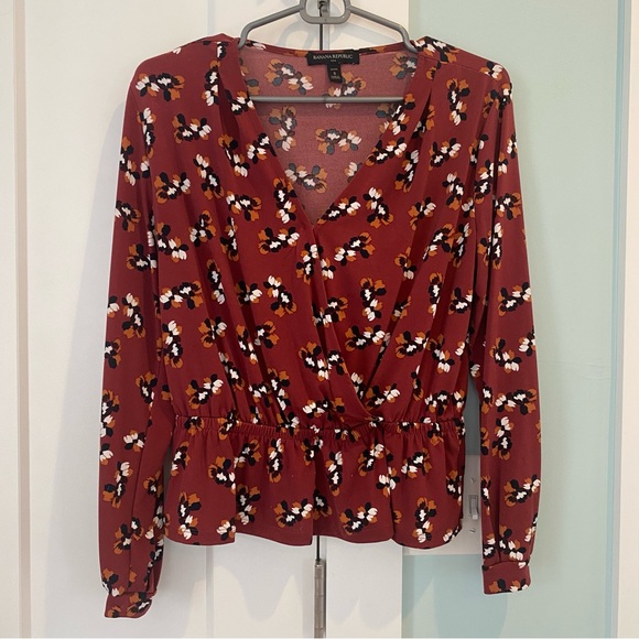 Banana Republic Petite Peplum Blouse - Picture 1 of 4